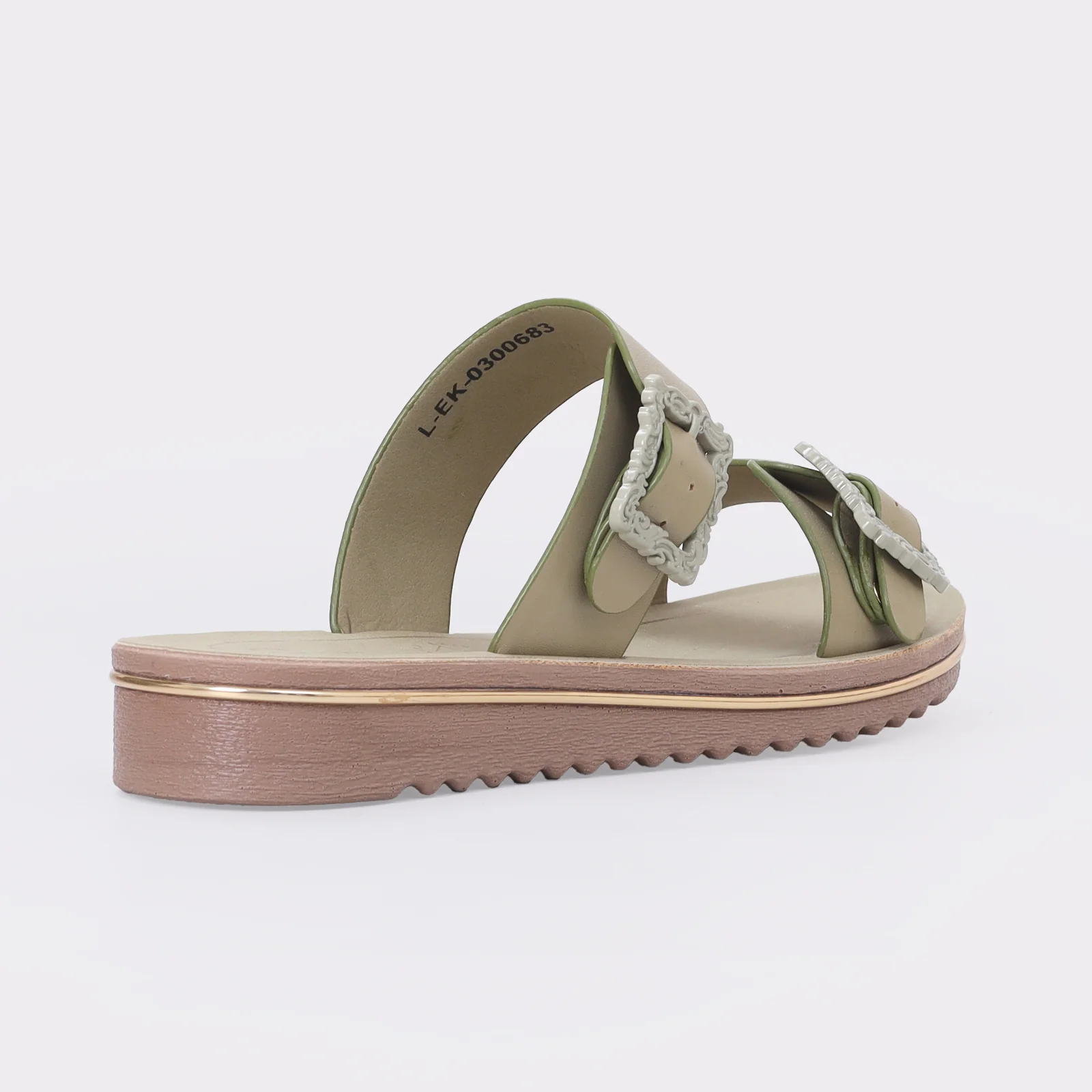 Women's Buckled Slippers - Image 5