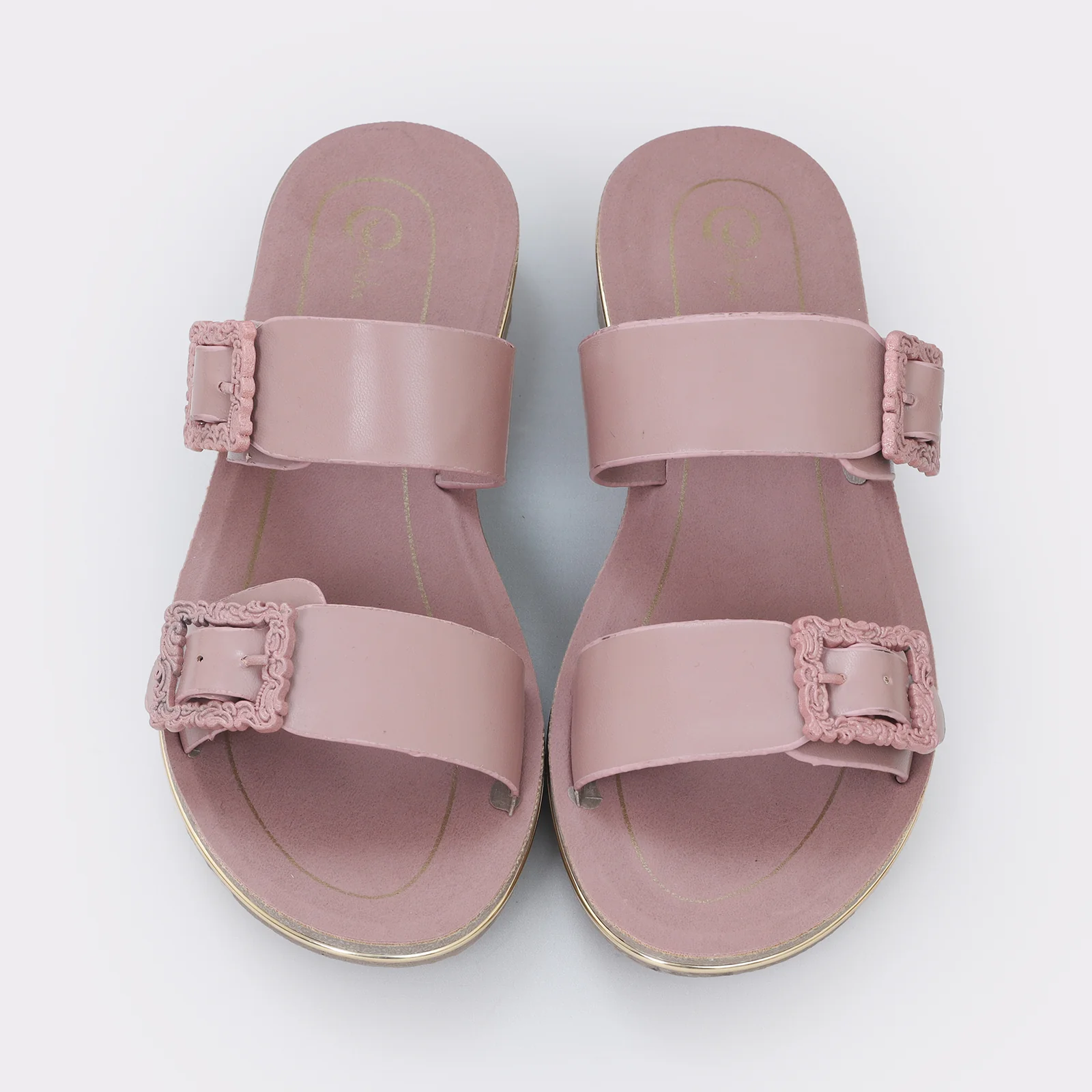 Women's Buckled Slippers - Image 4