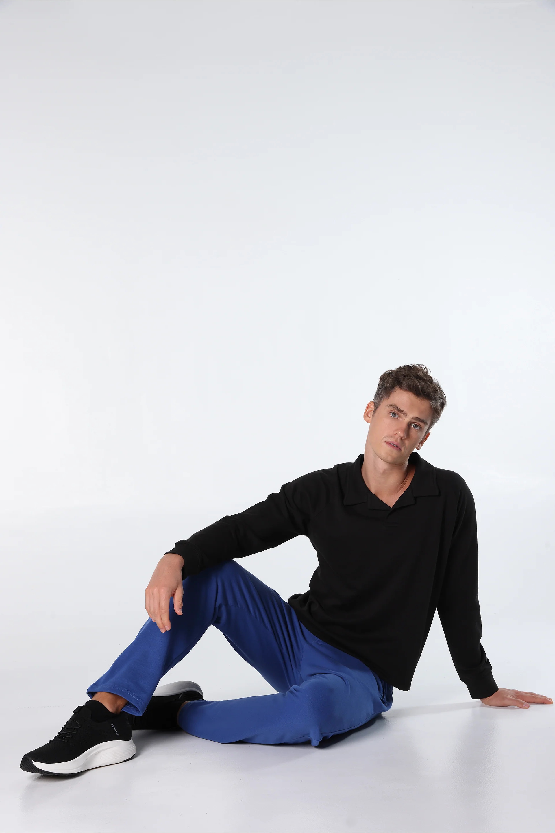 Athleisure Sweatshirt Polo - Image 3