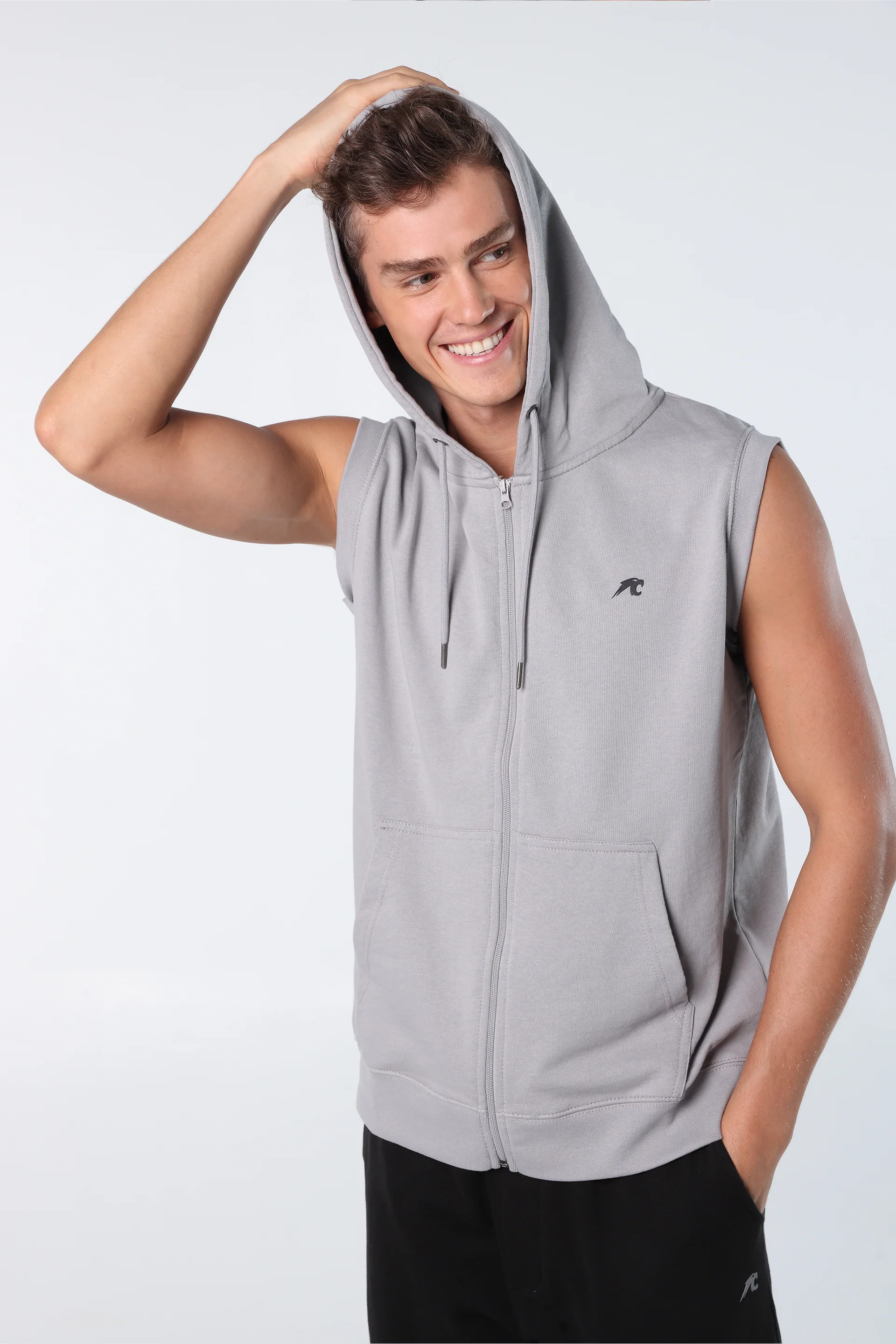 Athleisure Sleeveless Hoodie - Image 2