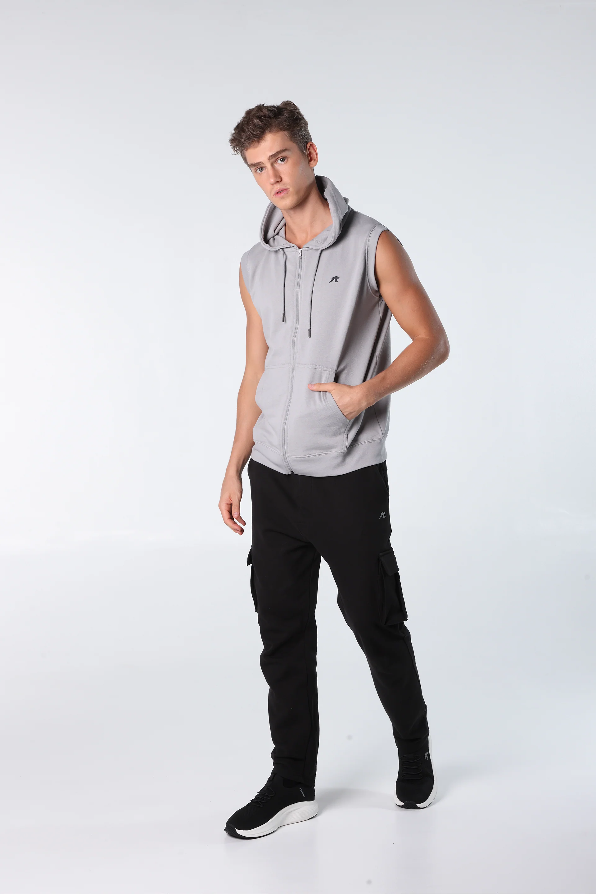 Athleisure Sleeveless Hoodie - Image 3